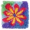 WonderArt® Shaggy Flower Power Latch Hook Kit